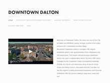 Tablet Screenshot of downtowndalton.com